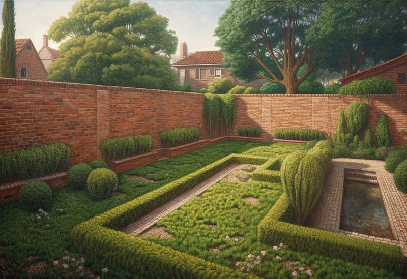 庄园私家草坪设计一角手绘场景,插画/手绘图,插画/手绘图库,插画/手绘图下载,插画/手绘